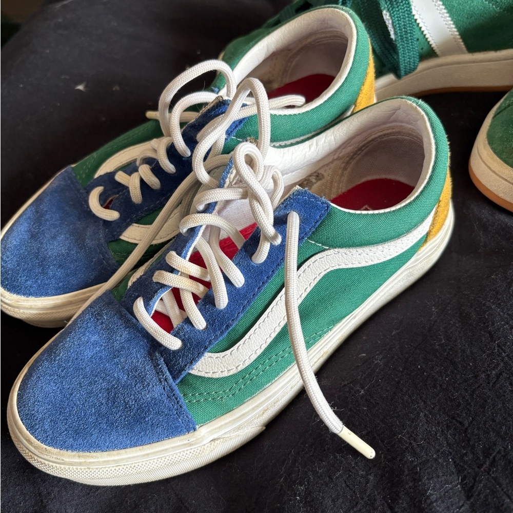 Vans Multicolor Suede Sneakers